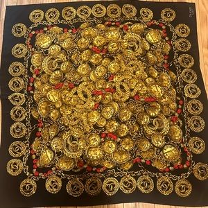 Authentic vintage Chanel silk scarf